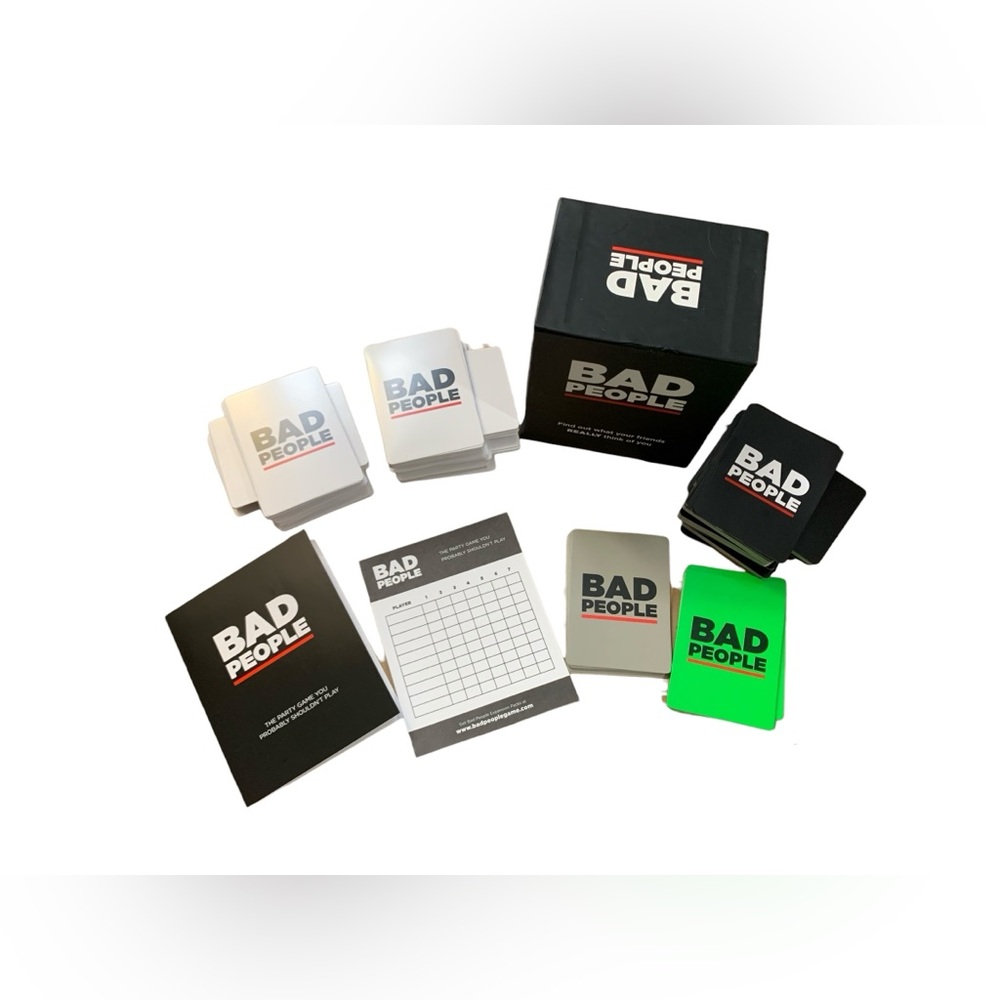Bad People Card Party Game for Adults EUC Complete by Dyce - Picture 2 of 6